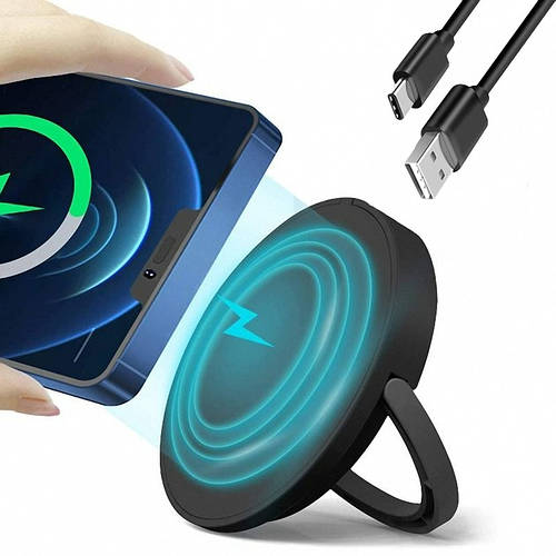 Купить Быстрая 15W беспроводная магнитная MagSafe зарядка для телефона ...
