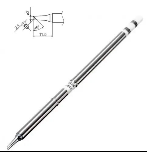 Жало наконечник T12-BC2 Скошений для паяльника паяльної станції Hakko T12