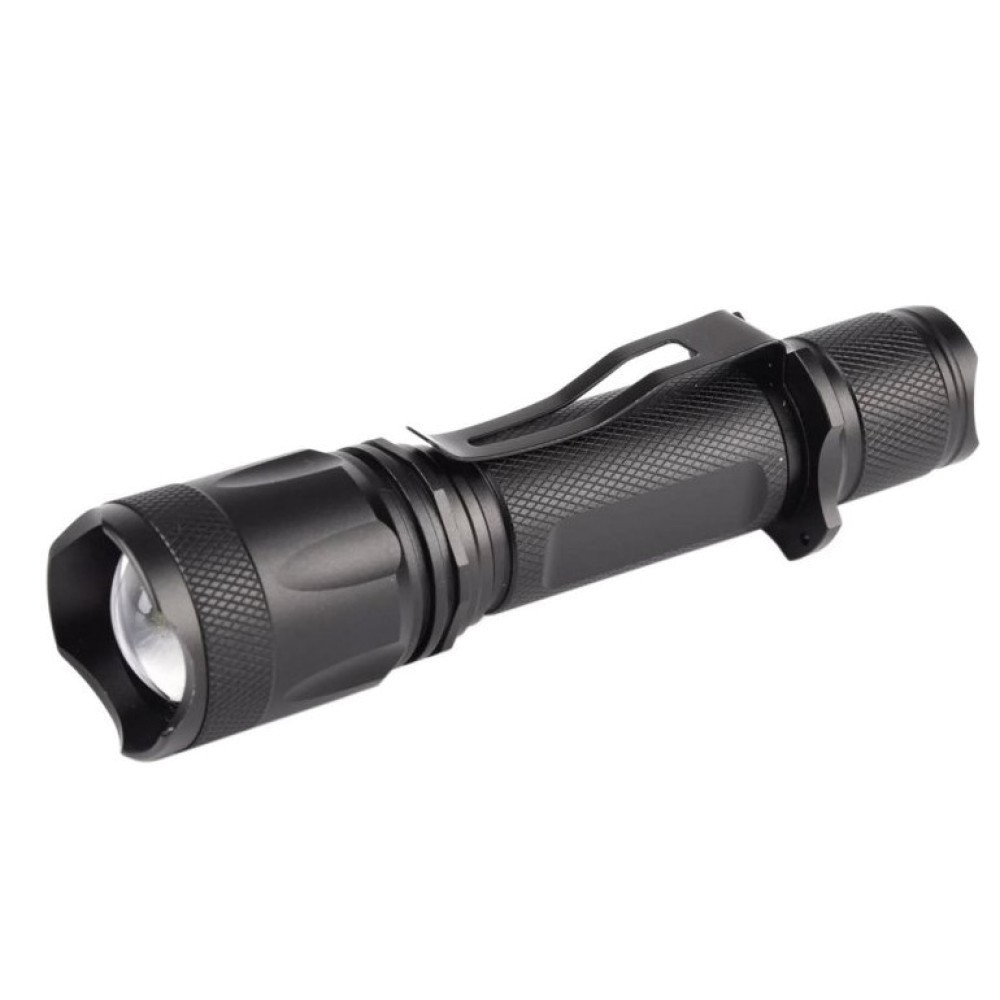 Ліхтар ручний Quantum Techno 10W LED з USB, box QM-FL1010-CB