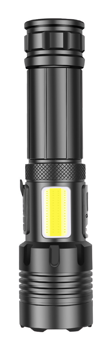 Ліхтар ручний Quantum QM-FL1035 Perfect 5WLED zoom +3WCOB з Type-C з функцією Power Bank