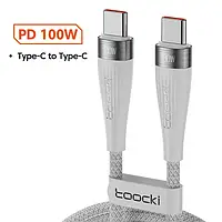 Дата кабель Toocki USB C To USB C Cable 100W PD3.0 QC4.0 Fast Charger Charging Laptop