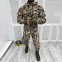 Легкий мужской Костюм Reeds Куртка с капюшоном + Брюки / Полевая Форма саржа камуфляж размер M