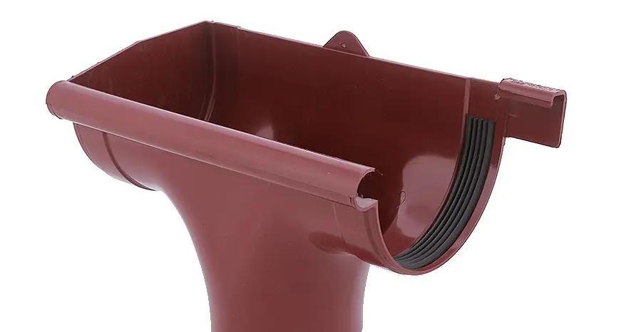 Зливоприймач лівий водостічної системи Profil 130 мм Польща