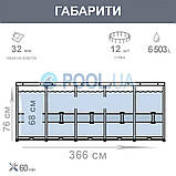 Бассейн каркасный Intex 366х76 см (28210) (56994), фото 4