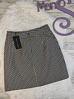 Женская юбка New Look разноцветная с принтом с карманами и подкладкой S 44