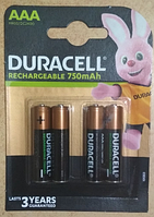 Аккумулятор Duracell HR-03 (AAA) 750mAh Ni-MH блистер 1х4шт. /4/40шт.