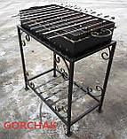 Набір шампурів в чохлі 10 шт. 550/10/1,5мм кутик, нержавіюча сталь, фото 2