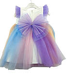 Дитячий сарафан плаття Туреччина 2, 3 роки для дівчинки бавовна літнє ошатне різні кольори (ПЛД37), фото 2