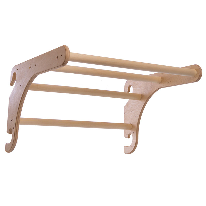 Турник Навесной на Шведскую Стенку Fitness Wood L-1463 Коричневый ...