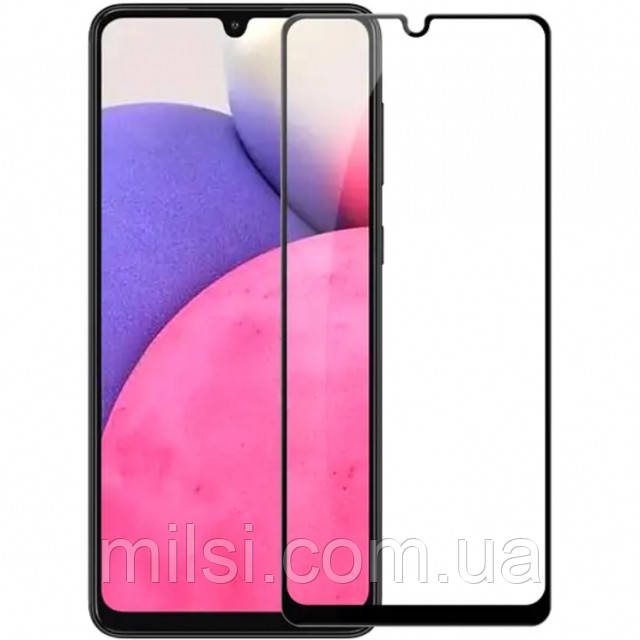 Скло захисне Samsung A22/A31/A315/A32/A325/M32/A33 Full Glue Titanium Glass (black)