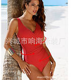 Жіночий суцільний купальник у кольорах і великих розмірах, фото 6