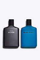 Парфюмерный набор для мужчин ZARA Silver EDT 100ml + Blue Spirit EDT 100ml