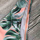 Роздільний купальник білого кольору з еластану, фото 4