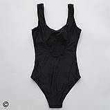 Купальник з якісного матеріалу в чорному, червоному та білому кольорі, фото 2