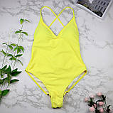 Шикарний купальник на тонких бретелях з відкритою спиною у яскравих кольорах, фото 7