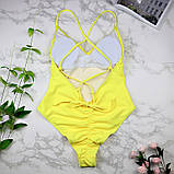 Шикарний купальник на тонких бретелях з відкритою спиною у яскравих кольорах, фото 8