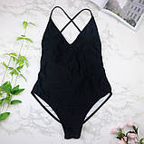 Шикарний купальник на тонких бретелях з відкритою спиною у яскравих кольорах, фото 2