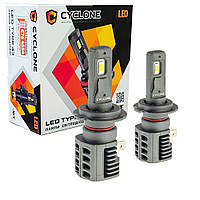 Лампа светодиодная для фар CYCLONE LED H7 5500K 7000LM  TYPE 43 2 шт комплект