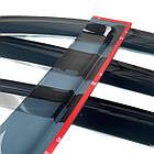 Дефлектори вікон вітровики HIC для Volkswagen Polo V 2009-2017 Хечбек Оригінал (VW37), фото 4