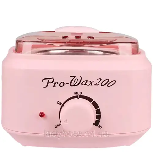 Воскоплав баночный с терморегулятором Pro-Wax 200 Розовый (ID ...