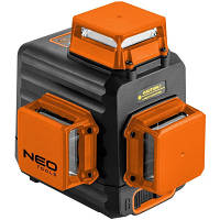 Оригінал! Лазерный нивелир Neo Tools 3D 20м, 0.03 мм/м, IP54, кейс (75-109) | T2TV.com.ua