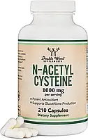 Double Wood N-Acetyl-L-Cysteine NAC / N-ацетил L-цистеин НАК антиоксидант 210 капсул