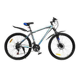 Велосипед CrossBike 27,5" Racer Рама-19" gray-blue