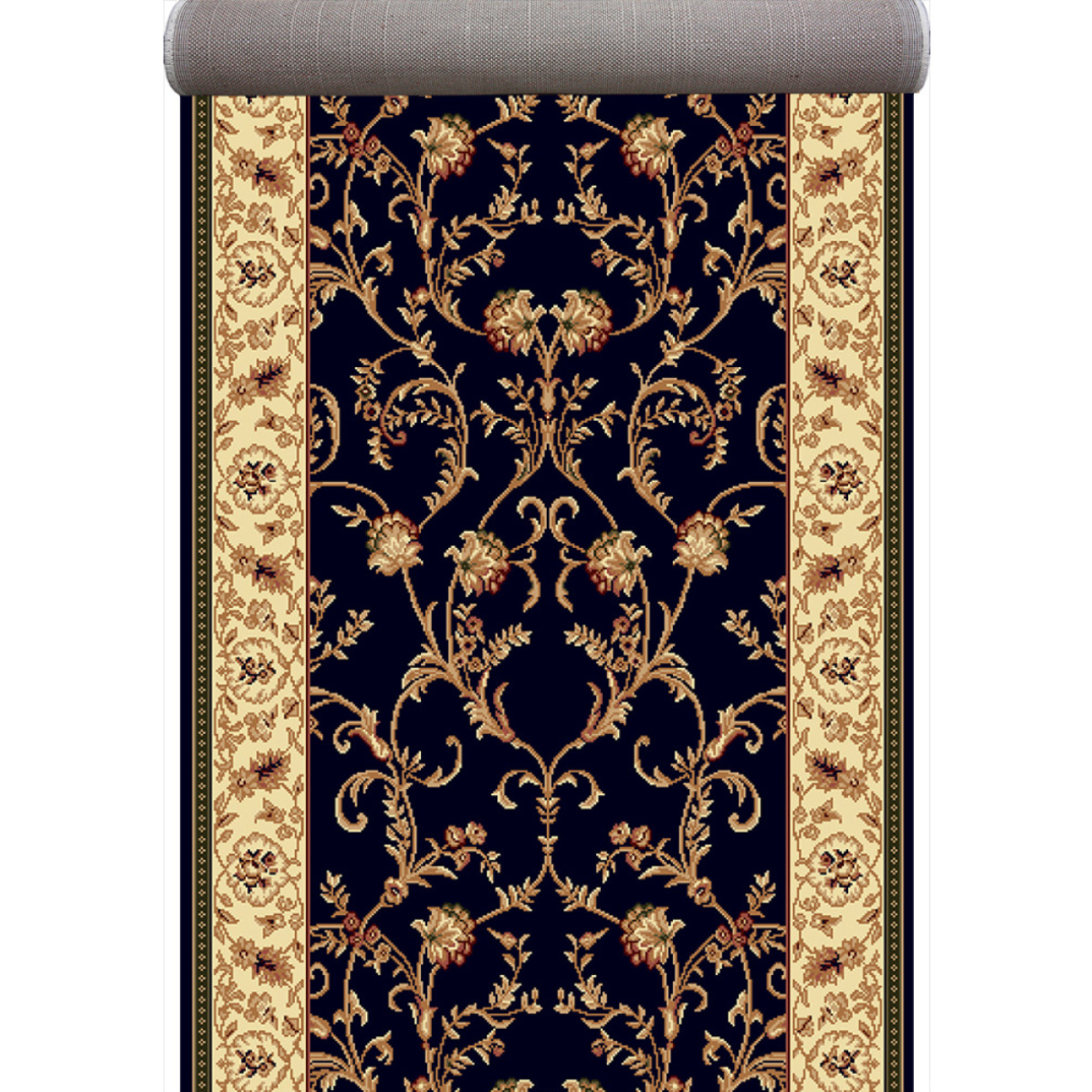 Килимова доріжка синя LOTOS 523/810 Karat Carpet