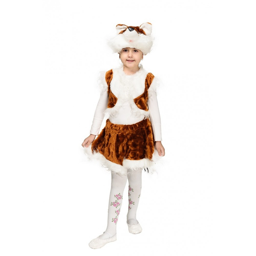 Карнавальний костюм Лисички коричневий на свято ранок виступ, фото 1