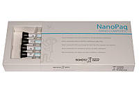 Светоотверждаемый композит Нанопак ( NanoPaq ), Schutz-Dental No3037 NanoPaq Set, цвета: A2, A3, A3,5, A4