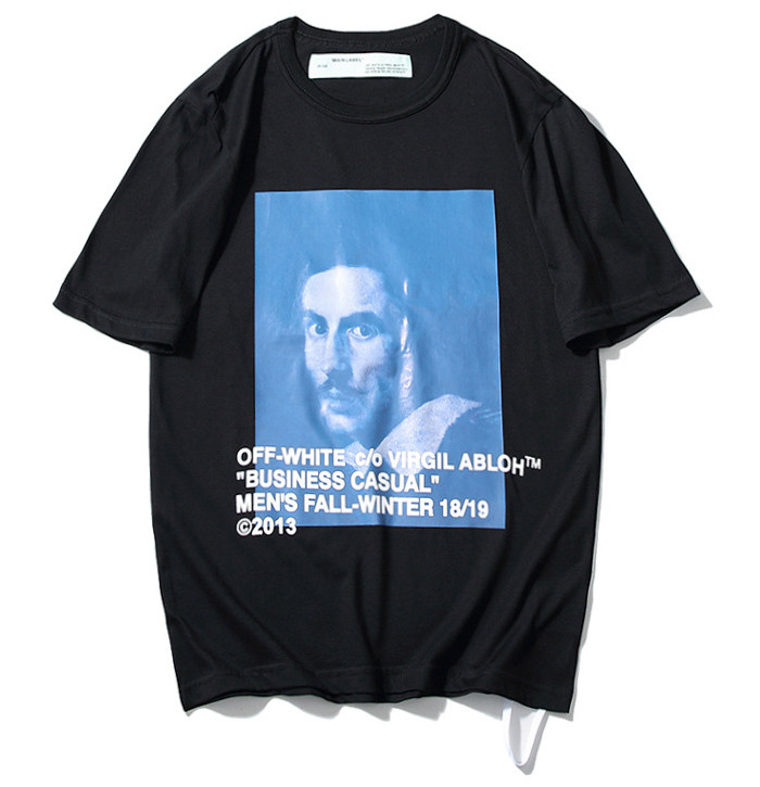Футболка Off White Bernini чорна чоловіча жіноча унісекс