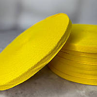 Желтая киперная лента 1 см (киперная тесьма 10мм) КР