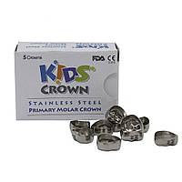 Детские коронки Кидс Кроун (Kids Crown) 5шт / уп No1744 ELL-3