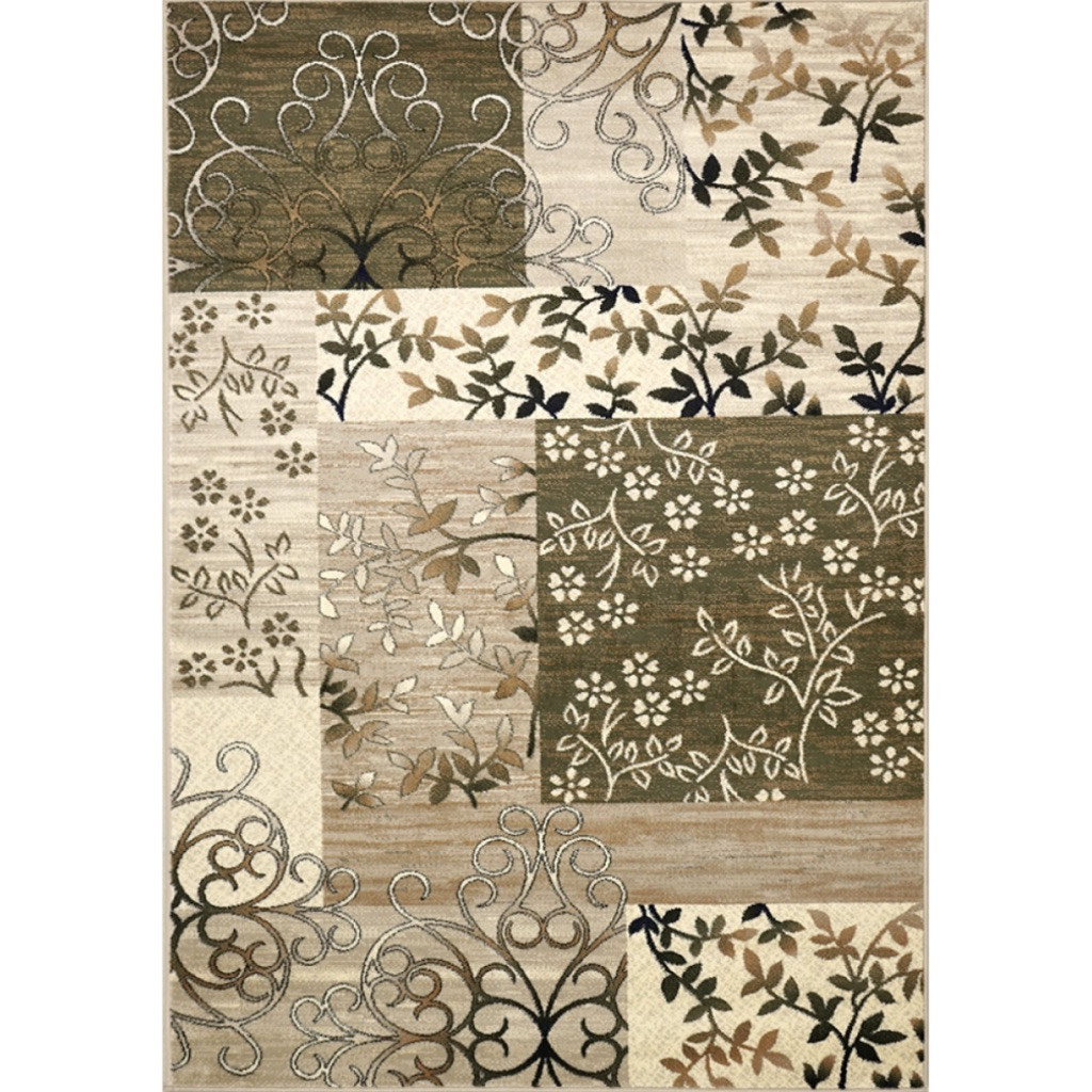 Килим 2,50*3,50 бежево-олівкова абстракція LOTOS 1521/116