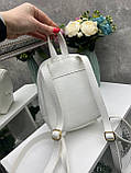 Темно пудровий — стильний, молодіжний та мініатюрний рюкзак Lady Bags на блискавці, з підкладкою (2007), фото 10