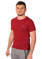 Футболка чоловіча Calvin Klein 24-718-0 (24-B718-0) бордова, фото 4