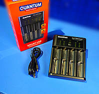 Зарядний пристрій 3.6 V 3.7 V Li-ion 1.2 V Ni-MH Ni-CD Quantum QM-BC4040 універсальний на 4 слоти
