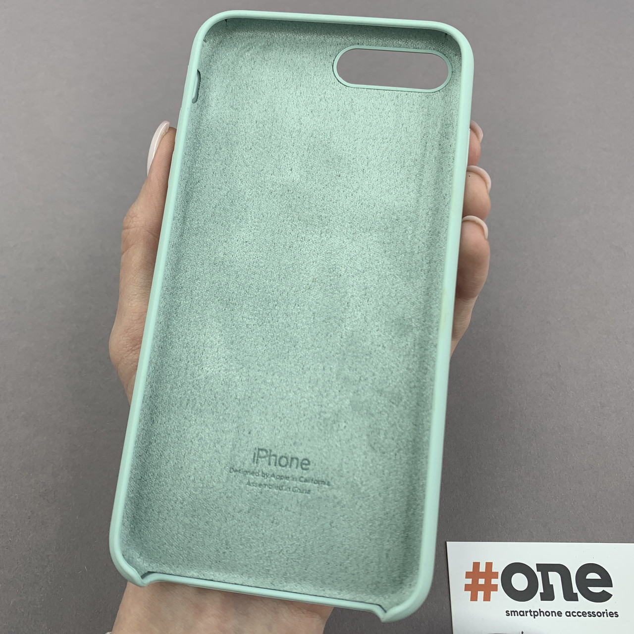 Чехол для Apple iPhone 7 Plus силиконовый кейс с микрофиброй на телефон  айфон 7 плюс бирюзовый slk (ID#1436160265), цена: 199 ?, купить на Prom.ua