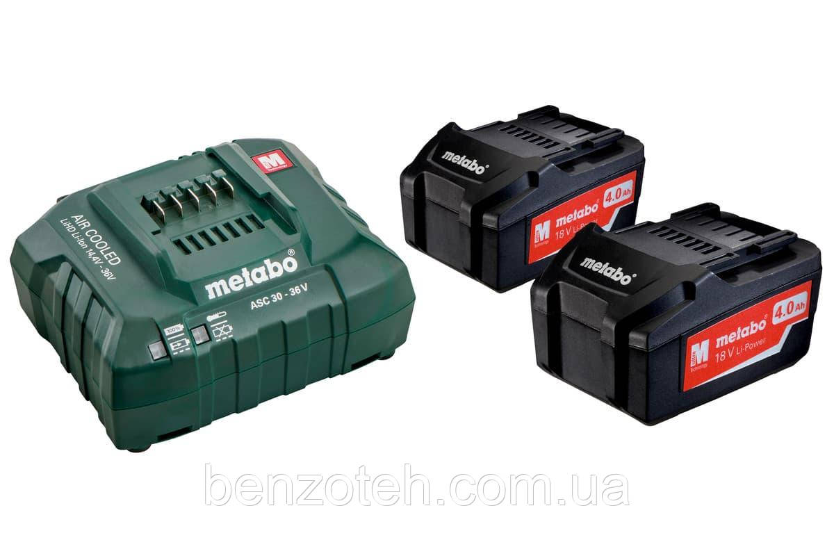 Акумулятор Metabo 18 В 4 А/год. ASC30-36B (комплект 2 шт.)