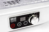 Сушарка для овочів та фруктів 250 Вт, з регульованими лотками Bass Polska BH 10602, фото 9