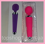 Вібратор масажер кліторний і вагінальний стимулятор, Вібромасажний мікрофон, що перезаряджається, Інтимні іграшки, фото 2