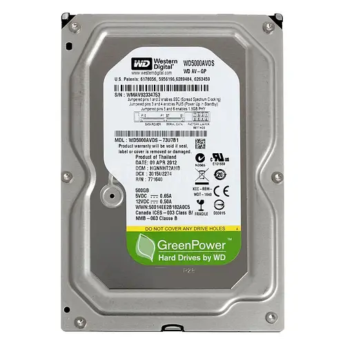 Купить Жесткий диск 500 ГБ Western Digital WD5000AVDS HDD для ...