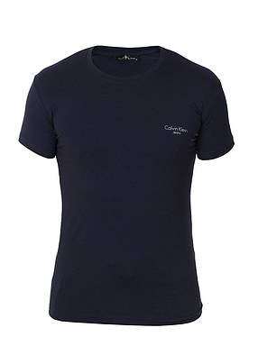 Футболка чоловіча Calvin Klein 24-718-0 (24-B718-0) темно-синя, фото 1