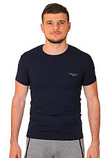Футболка чоловіча Calvin Klein 24-718-0 (24-B718-0) темно-синя, фото 5