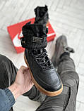 Кросівки чоловічі Nike SF Air Force 1 High Special Field Black найк аїр форс 1 поспішл філд чорний, фото 4