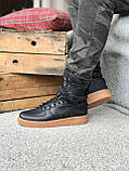 Кросівки чоловічі Nike SF Air Force 1 High Special Field Black найк аїр форс 1 поспішл філд чорний, фото 3