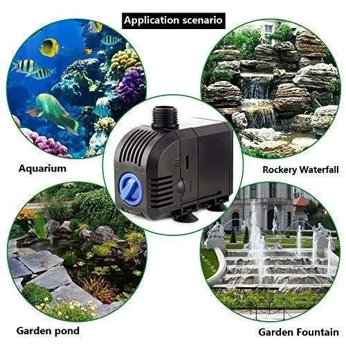 Насос, помпа SunSun HJ-1500, 1500 л/ч. Высокопроизводительная мини ...