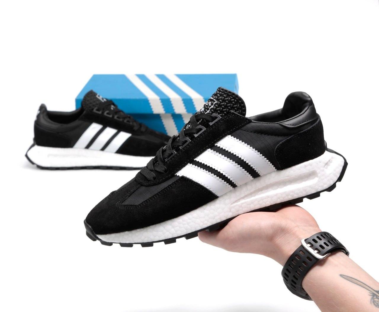 Чоловічі чорні Кросівки Adidas Retropy E5