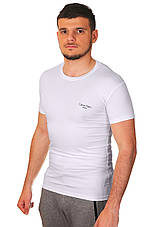 Футболка чоловіча Calvin Klein 24-B718-0 біла, фото 4