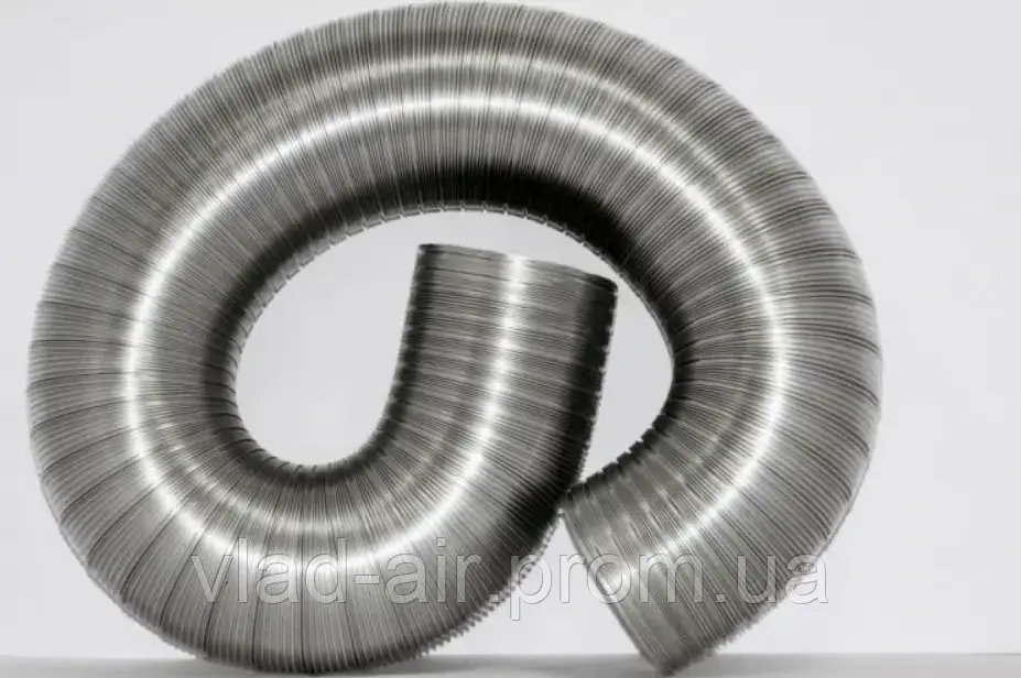 Алюмінієва гофрована труба діаметр 100мм - фото 3 - id-p44939443